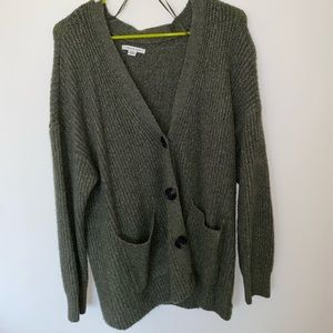 American Eagle Outfitters Sweater Cardigan | Size: Medium | Color: Green |